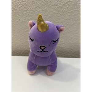 Pixie Crush Dog Unicorn Purple Dogicorn 5" Plush Stuffed Animal EUC - CHEAP!